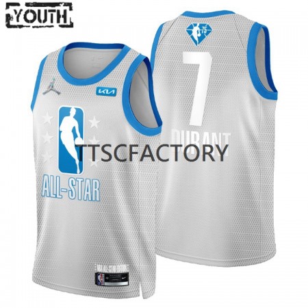 NBA Brooklyn Nets Trikot Kevin Durant 7 2022 All-Star Jordan Brand Gray Swingman - Kinder
